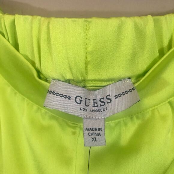 Guess XL Izabella lace trim shorts green - Picture 5 of 8